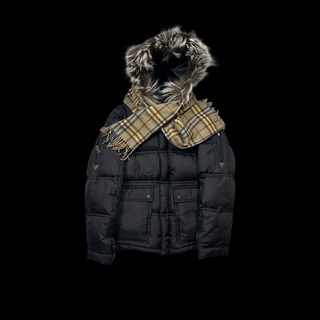 Burberry Black Label 3 in 1 Fur Puffer