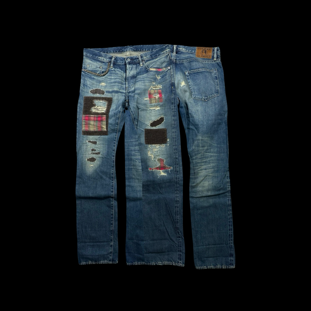 Hysteric Glamour Patch Jeans