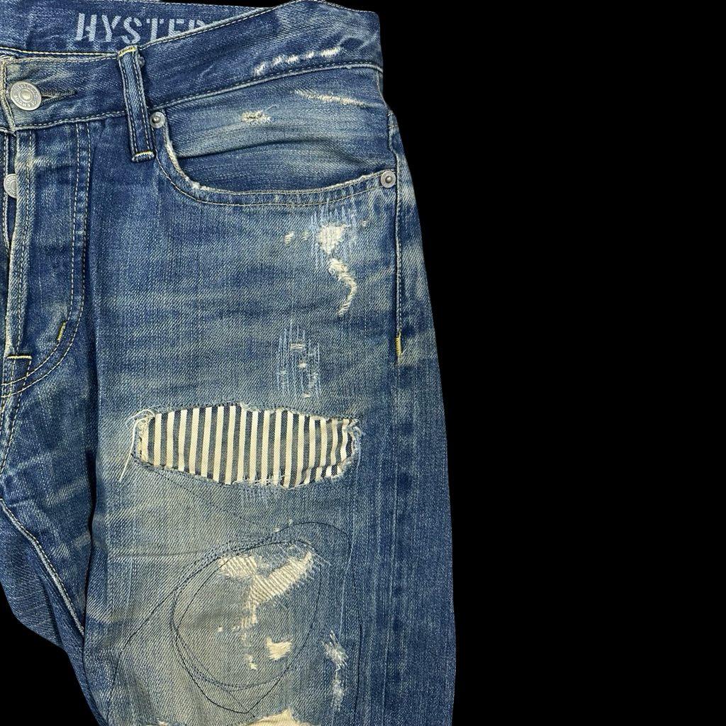 Hysteric Glamour Patch Jeans