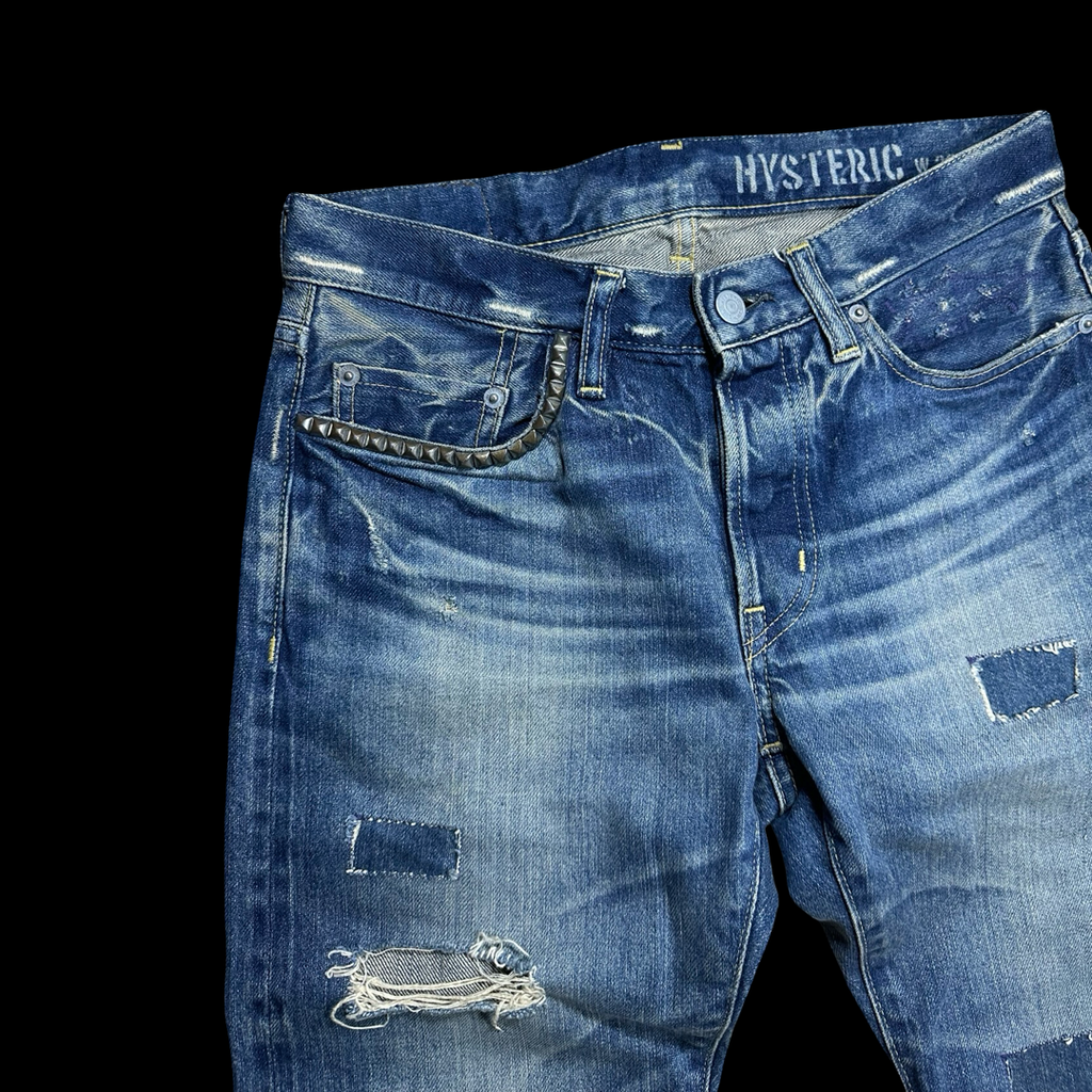 Hysteric Glamour Stud Jeans