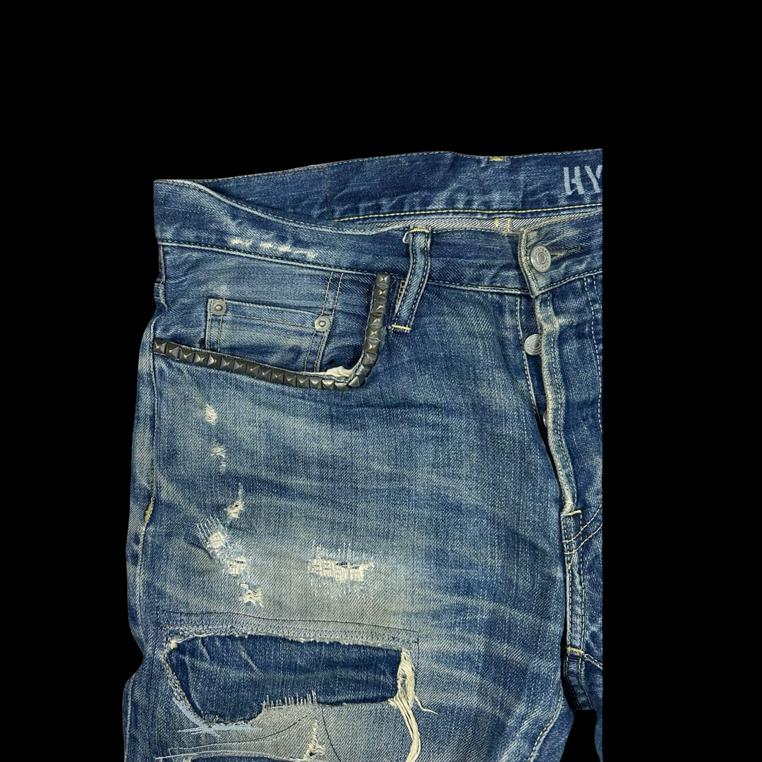 Hysteric Glamour Patch Jeans