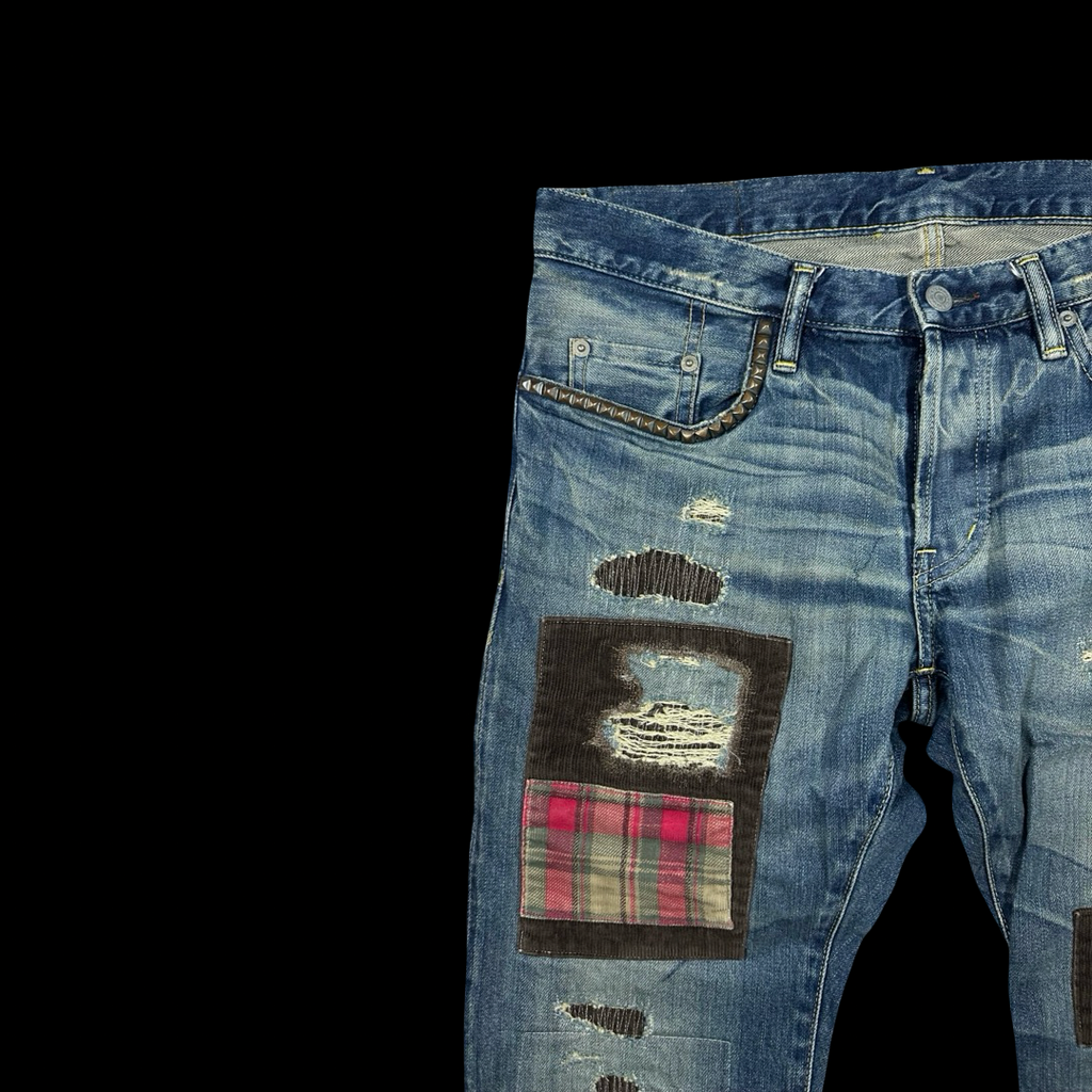 Hysteric Glamour Patch Jeans