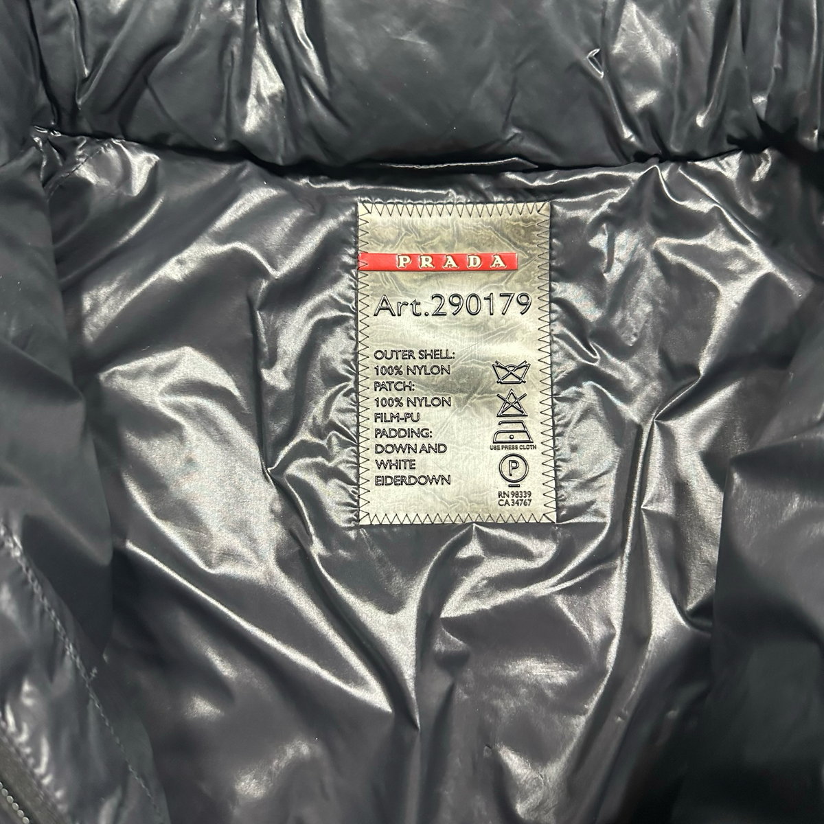 Prada Nylon Puffer Jacket