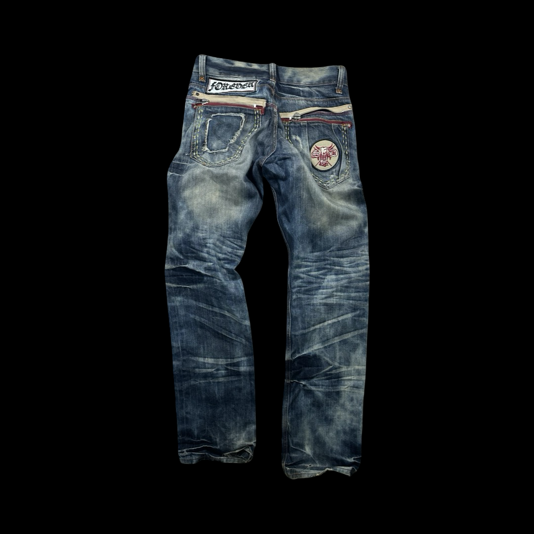 SD Red Sticht Jeans