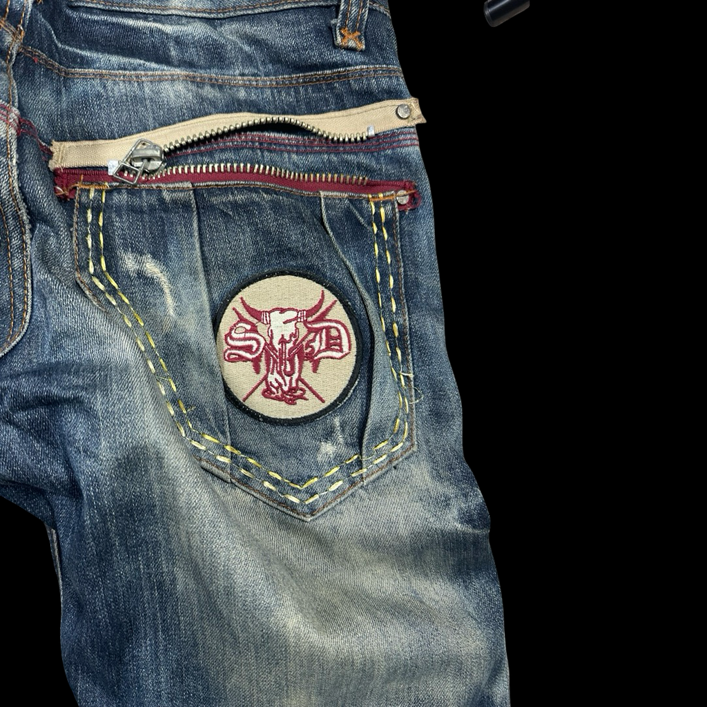 SD Red Sticht Jeans