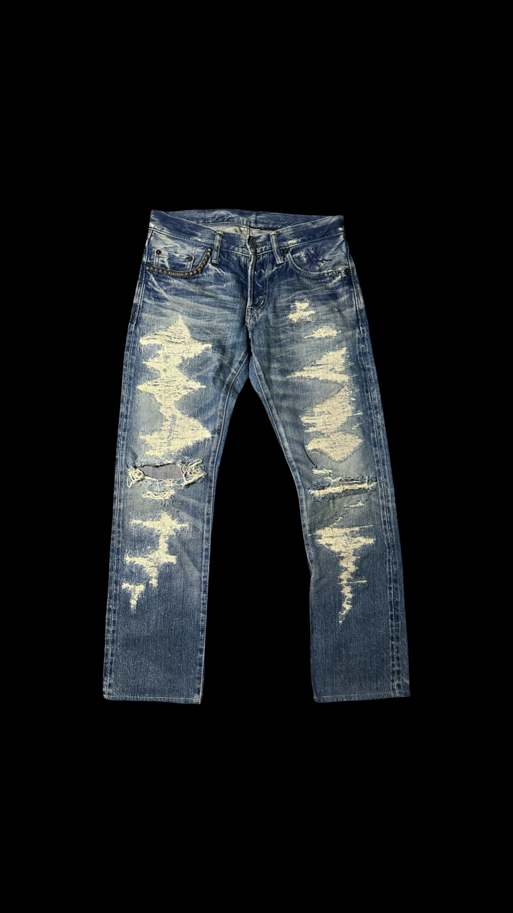 Hysteric Glamour Ripped Jeans
