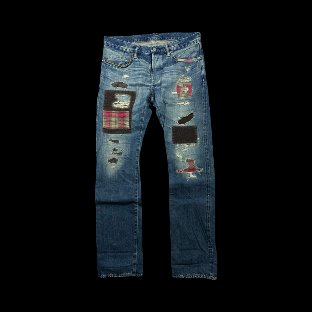 Hysteric Glamour Patch Jeans