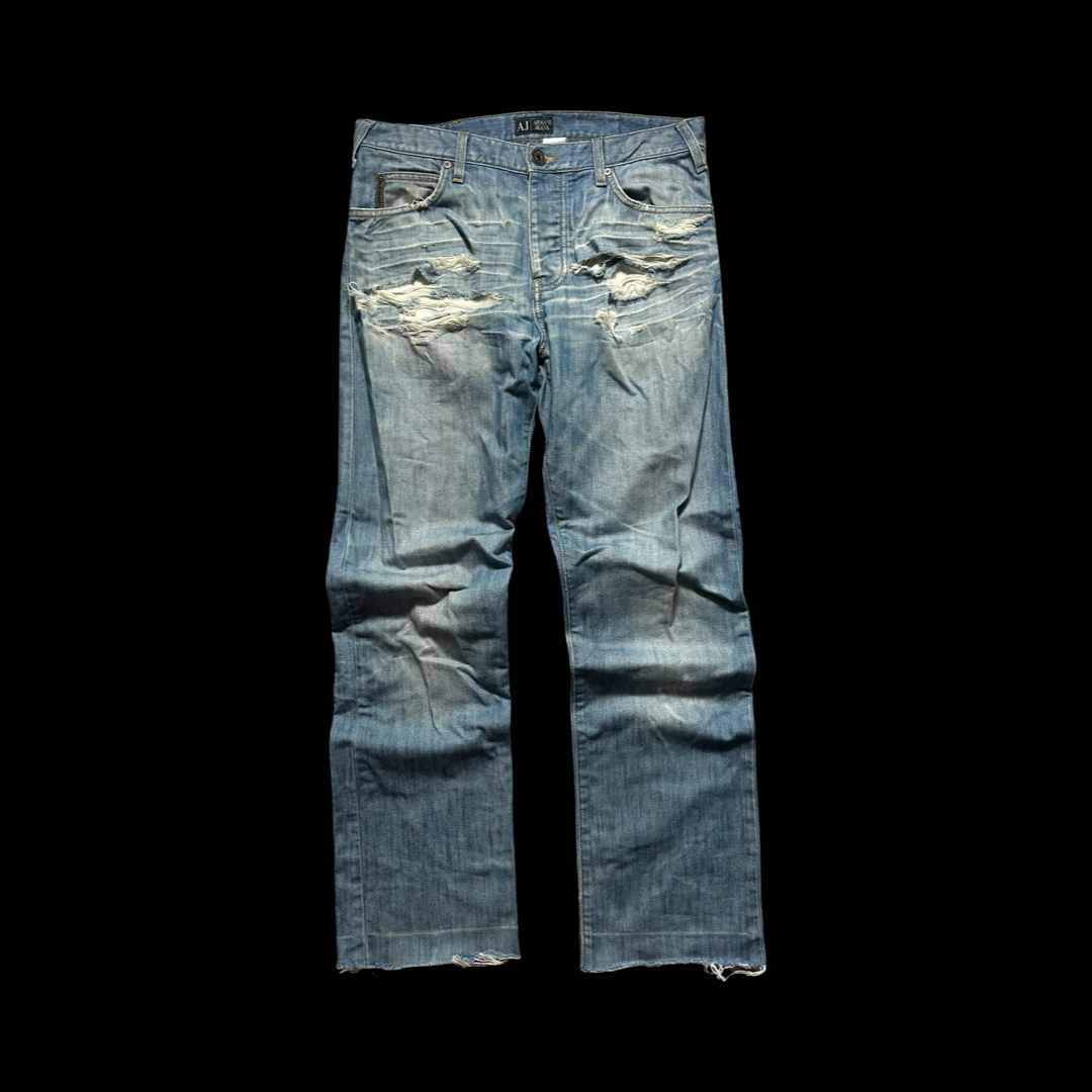 Armani Ripped Jeans