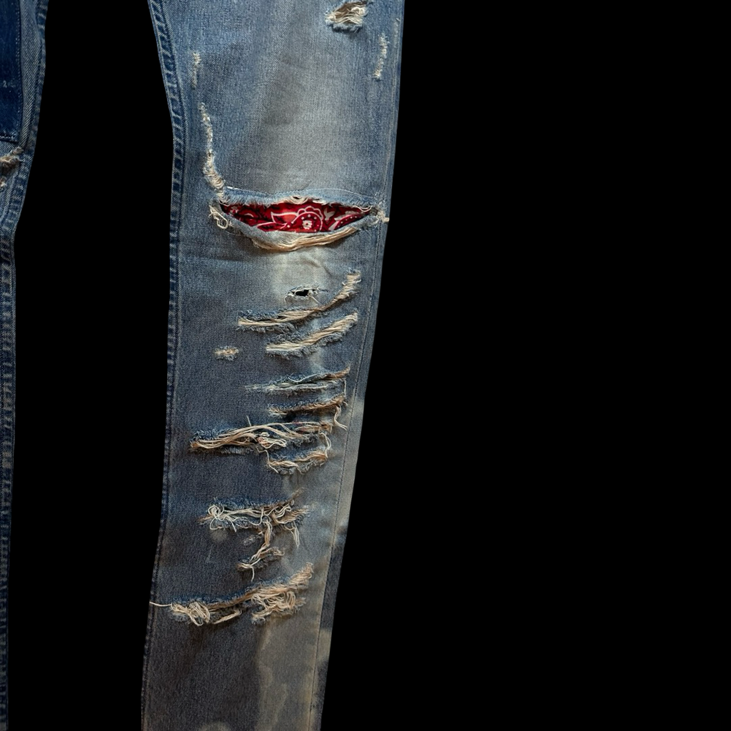 Diesel Upcycled Ripped Jeans